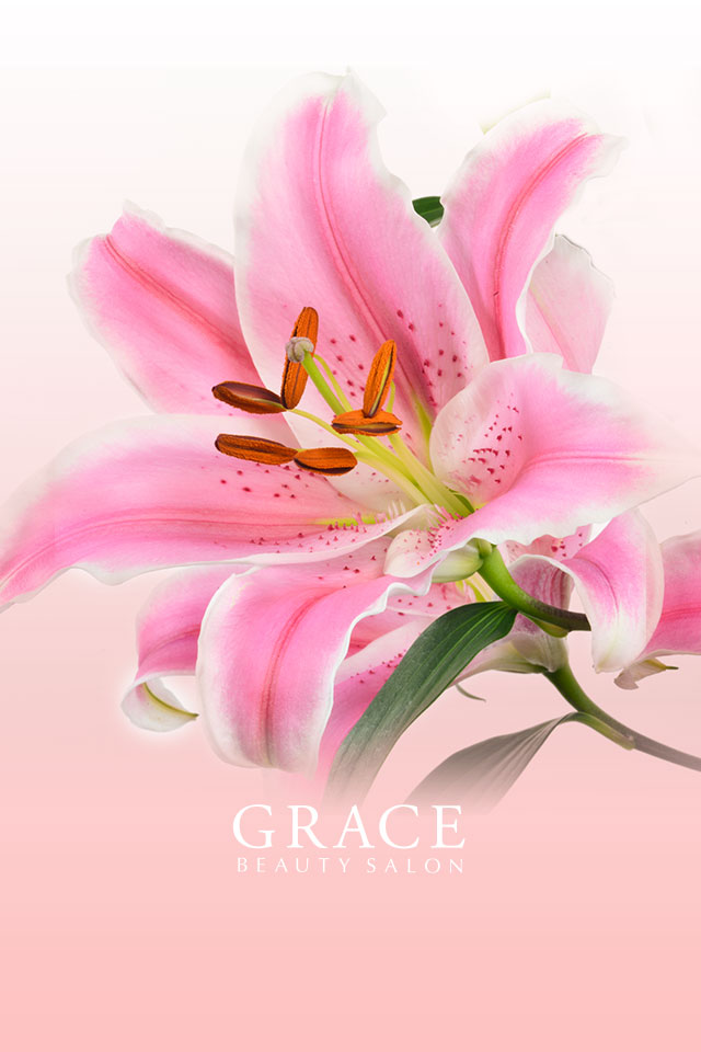 花の待ち受けキャンペーン Grace Beauty Salon